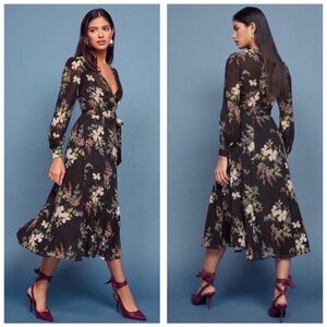Reformation Susanna Midi Floral dress